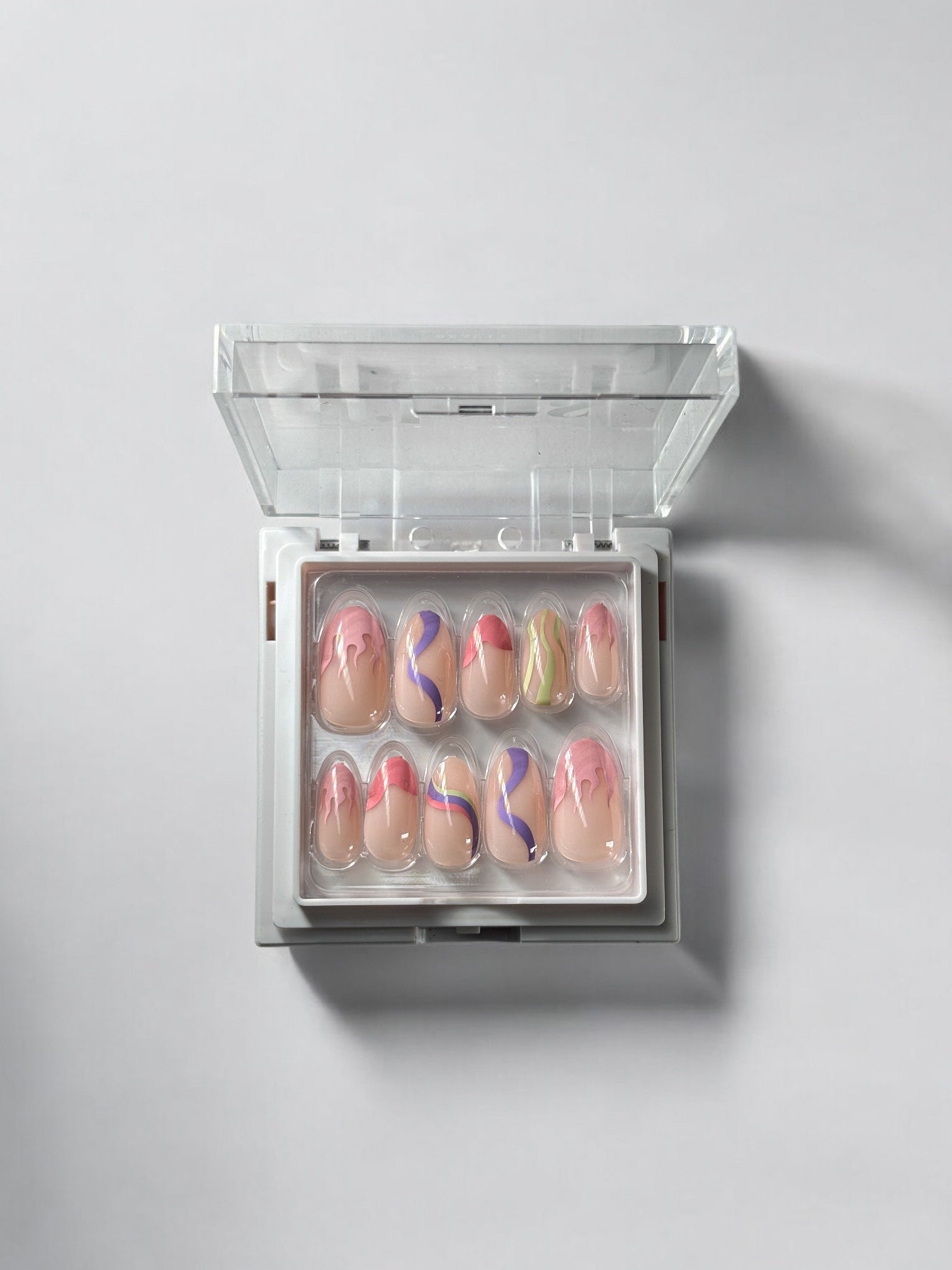 Heather Almond Nails
