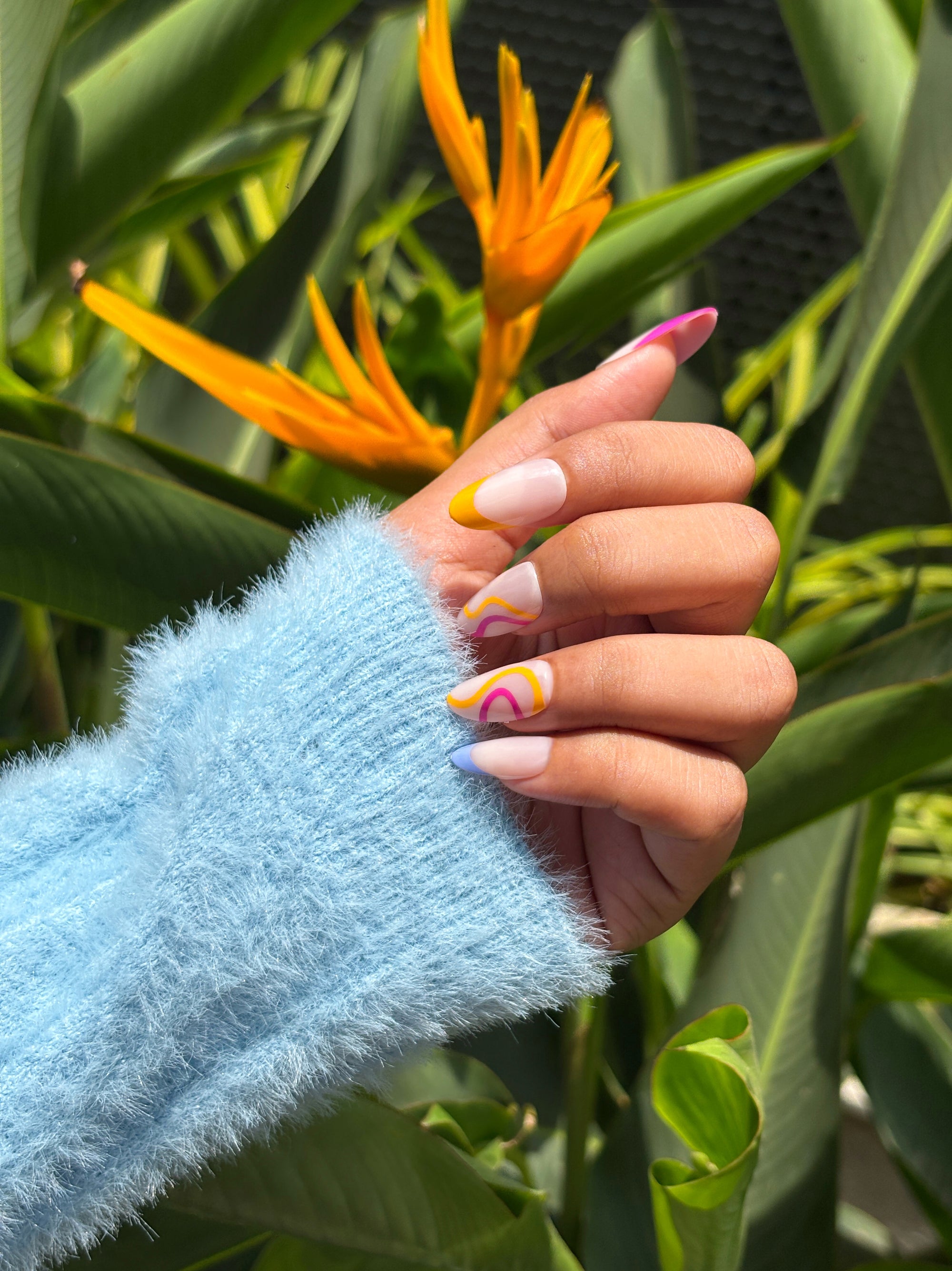 Petunia Almond Nails