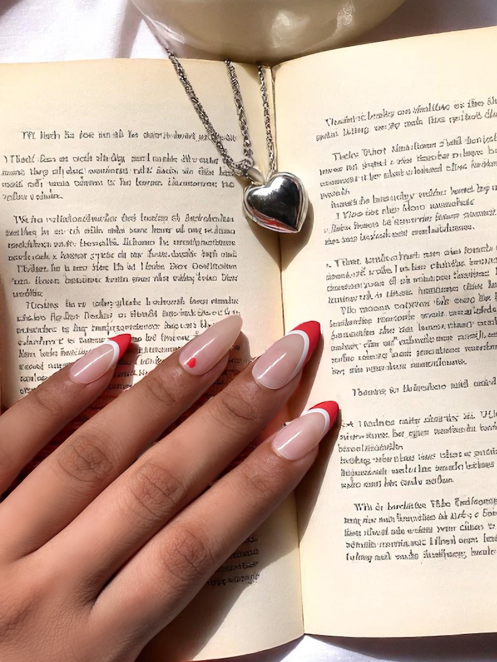 Valentina French Tip Nails