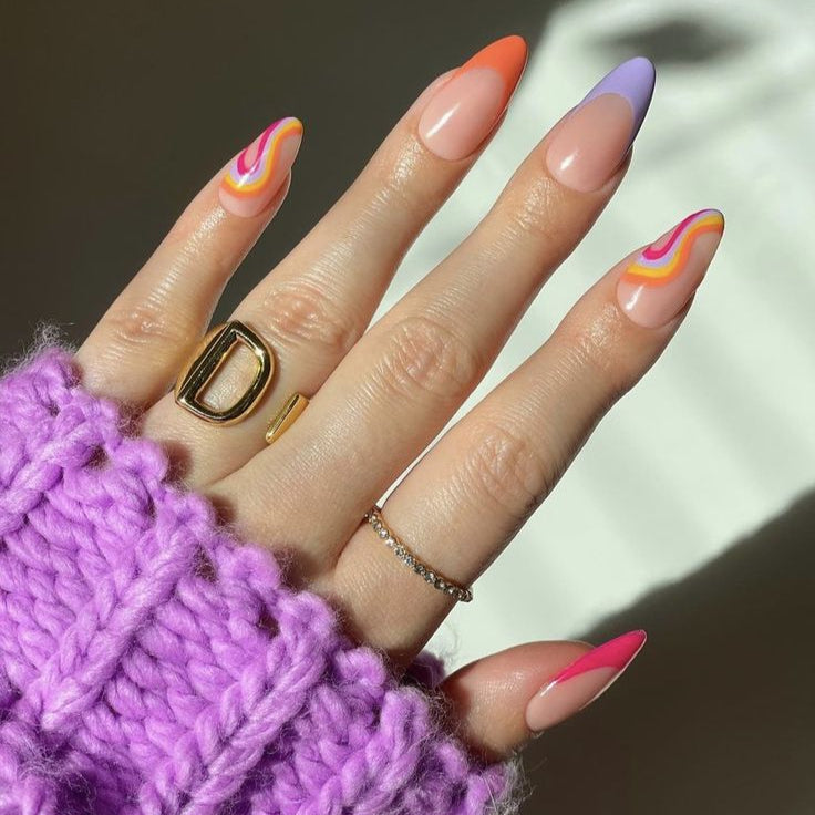 Petunia Almond Nails